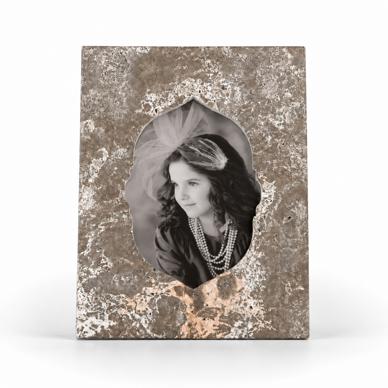 Emperador Marble Photo Frame